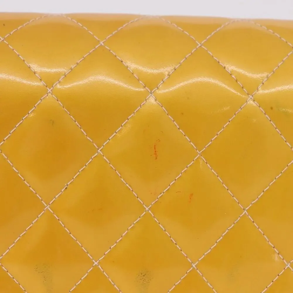 Chanel Chain Matelasse 25 Shoulder Bag Yellow
